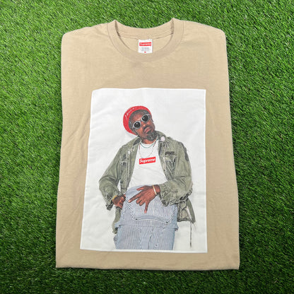 Supreme Andre 3000 Stone Tee Size Medium USED x15384