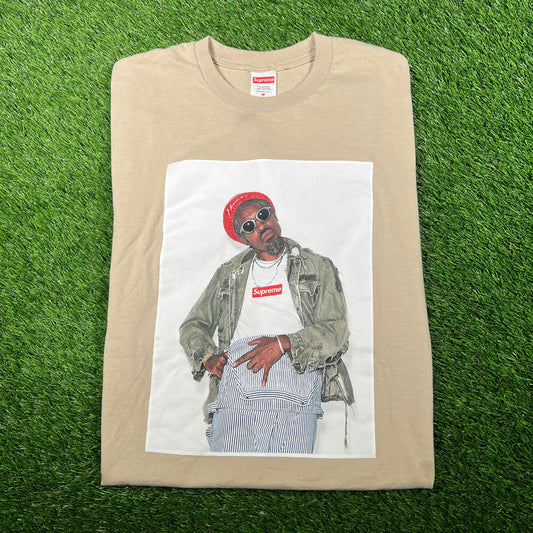 Supreme Andre 3000 Stone Tee Size Medium USED x15384