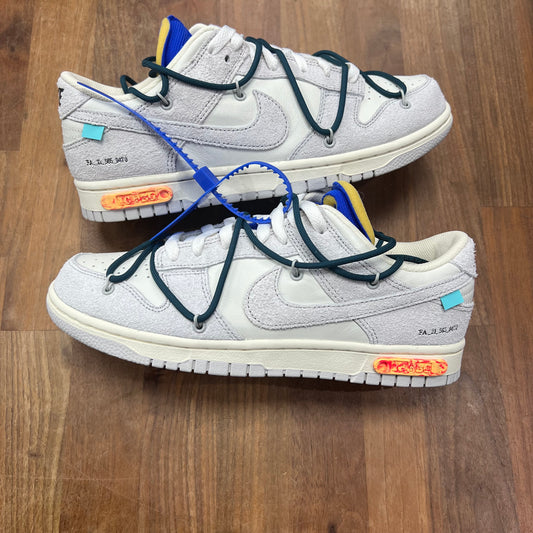 Nike Dunk Low Off White Lot 16 Size 8.5 NEW s17074