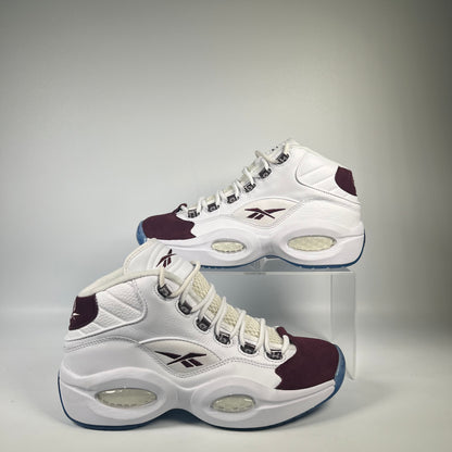 Reebok Question Mid Packer Shoes Burgundy (2023) Size 8 NEW S20565