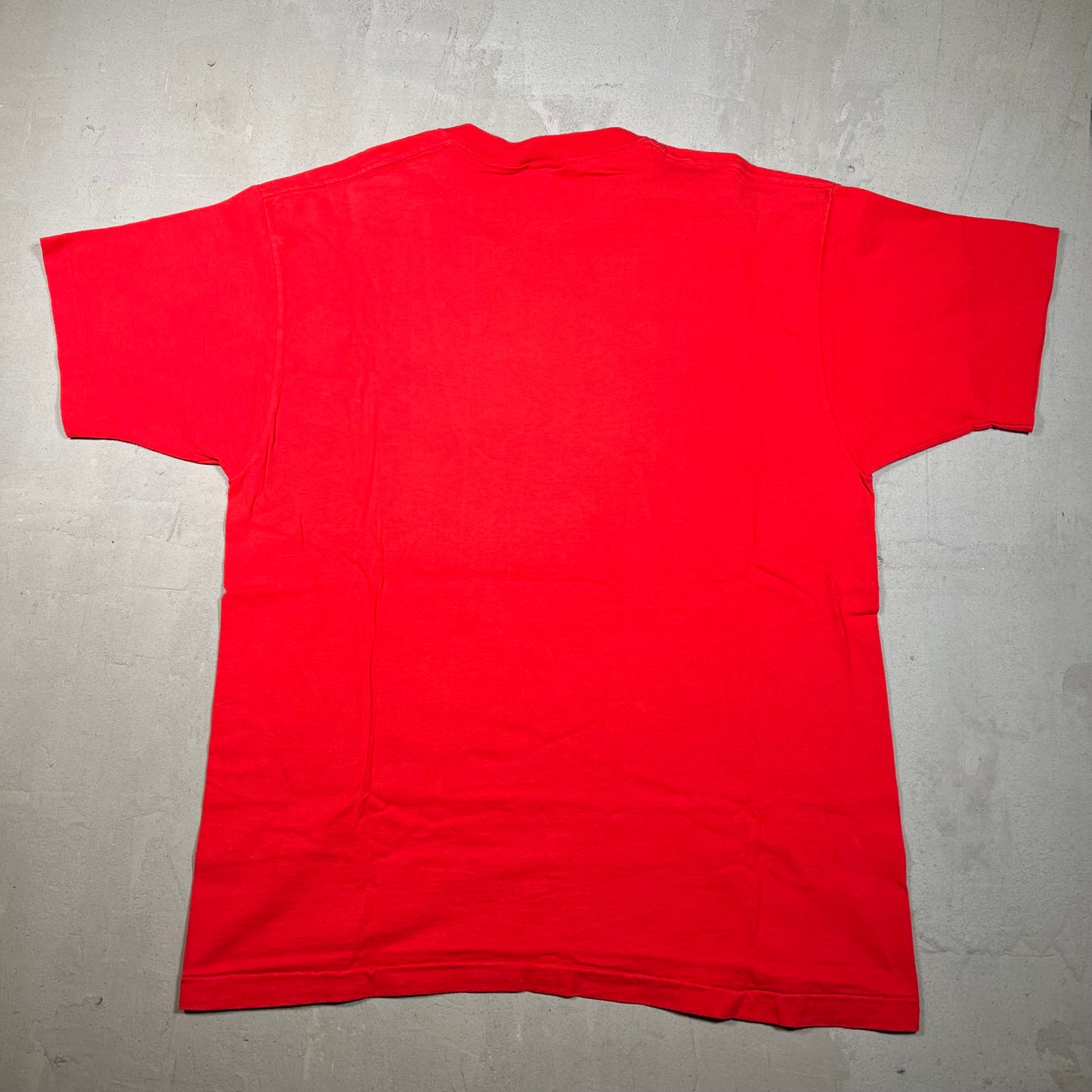 1990s Dennis Rodman Chicago Bulls Pro Player Tag Red Tee Size Large USED v17800