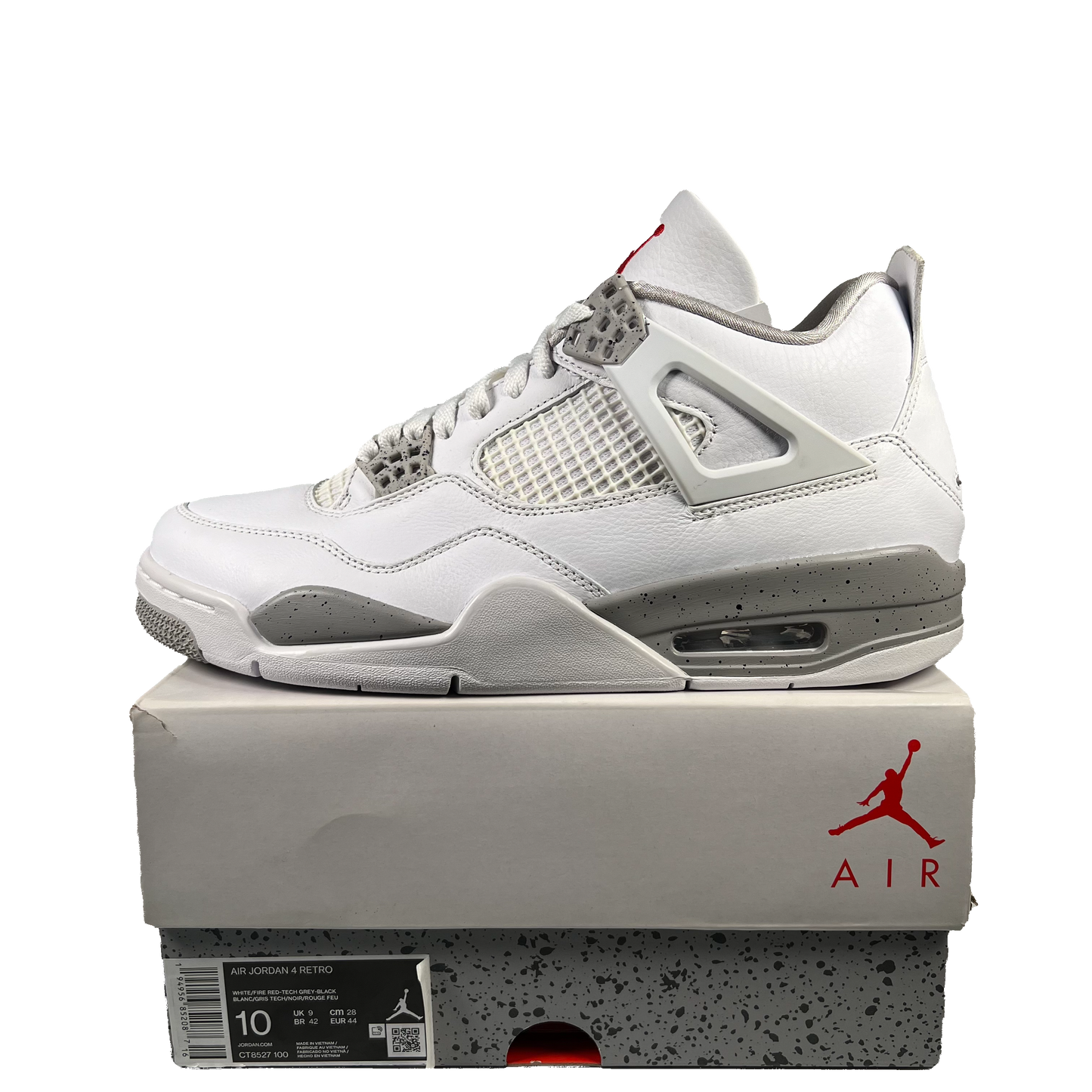 Jordan 4 White Oreo (2021) Size 10 NEW s13441
