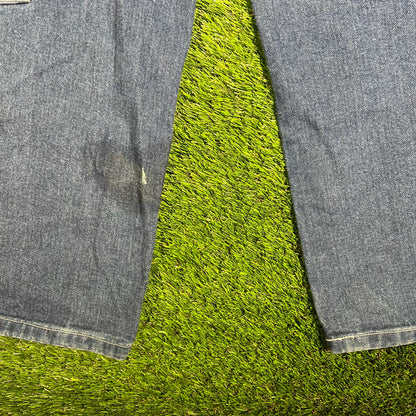 1990s Pokemon Bleu Max Blue Jeans Size XS USED v17936