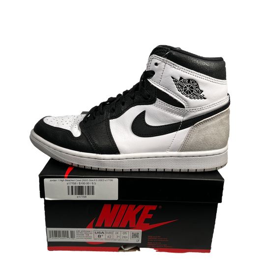 Jordan 1 High Bleached Coral (2022) Size 8.5 USED s17708