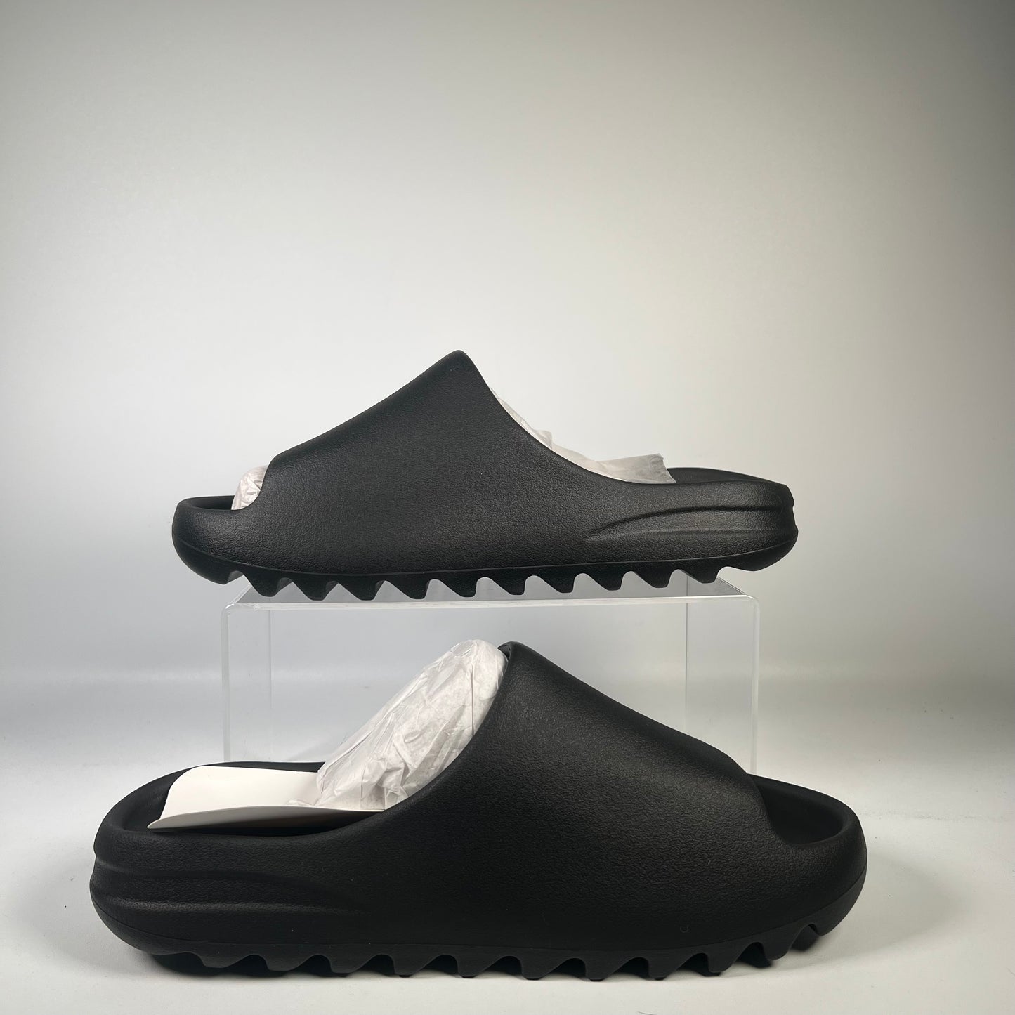 Yeezy YS-01 Black Slides Size 12 NEW s22090