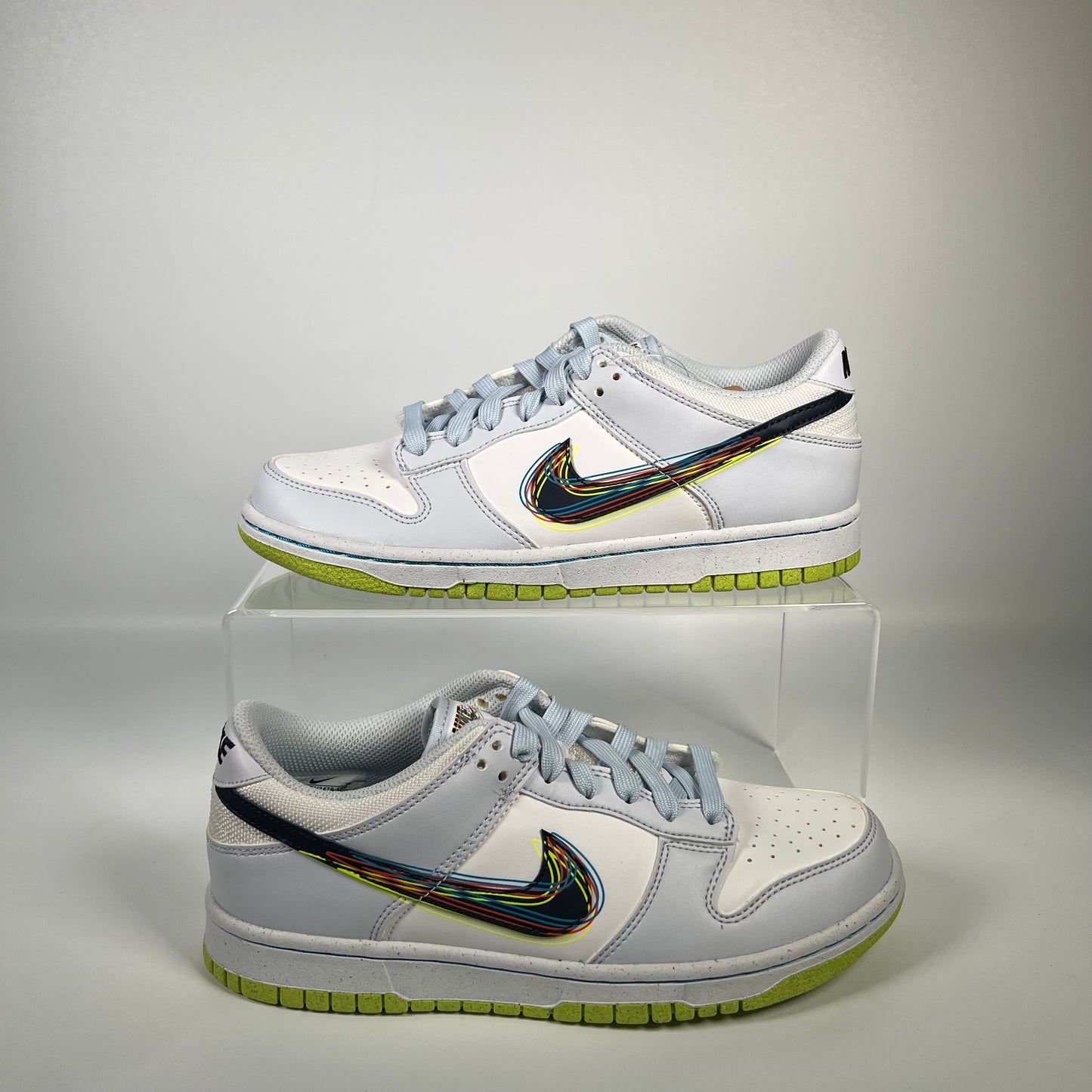 Nike Dunk Low 3D Swoosh Grey (2022) Size 6y NEW s17904