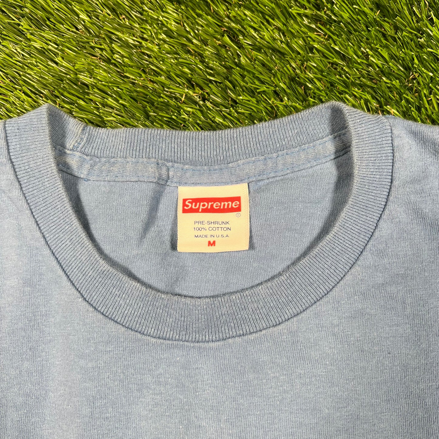 Supreme Fuck What You Heard Blue Longsleeve Tee Size Medium USED x15387