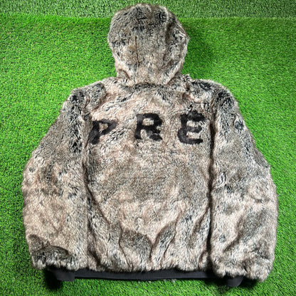 Supreme Reversible Faux Fur Black Hooded Work Jacket (2026) Size XL NEW x16530