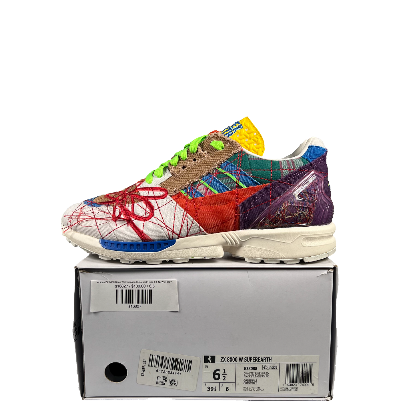 Adidas ZX 8000 Sean Wotherspoon Superearth Size 6.5 NEW s16827