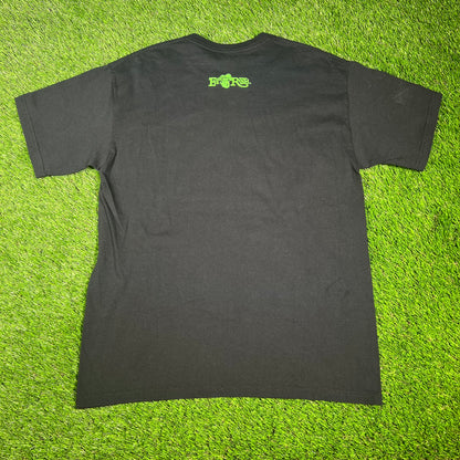 2008 Rat Fink Black Tee Size Large USED v16624