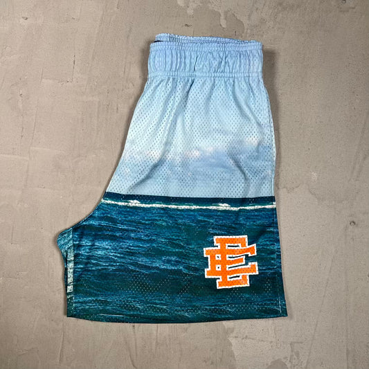 Eric Emanuel New Sunshine Blue Shorts (2022) Size Large USED x18416