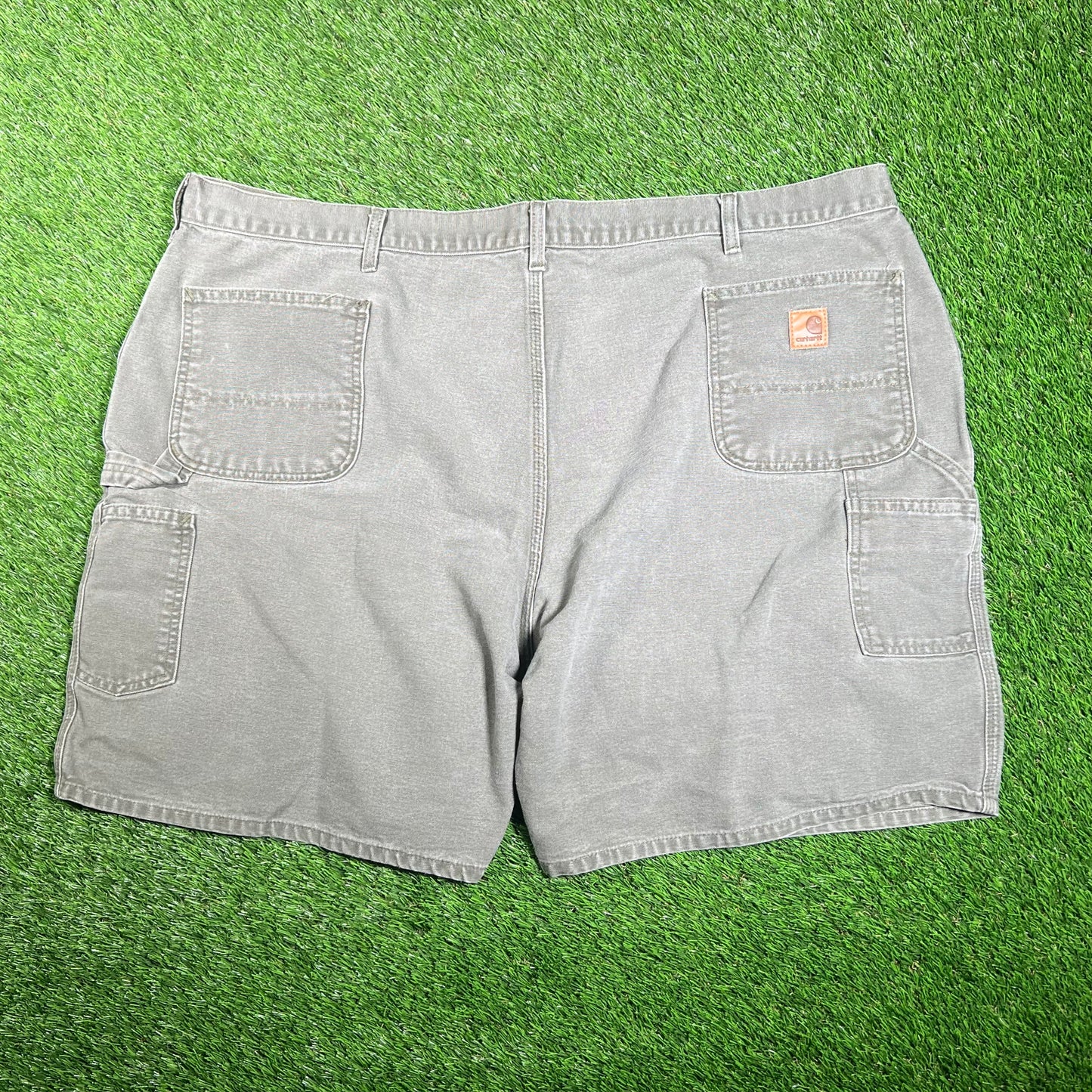 Carhartt Cargo Green Shorts Size 50 USED v18086