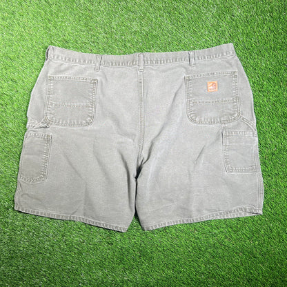 Carhartt Cargo Green Shorts Size 50 USED v18086