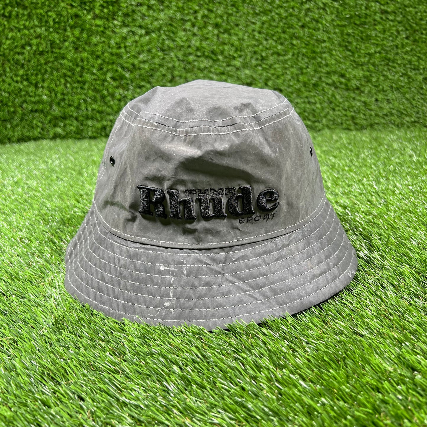Rhude x Puma 3m ReversibleBucket Hat One Size USED x14832