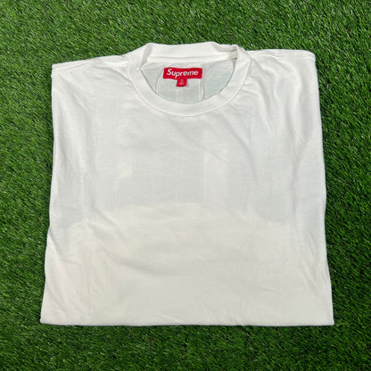 Supreme White Cracked Back Arc Tee (2024) Size XL USED x15867