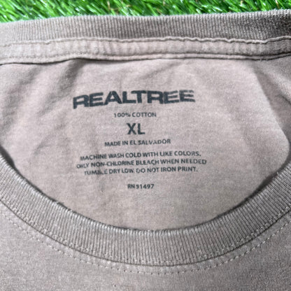 Realtree Xtra Brown Deer Logo Tee Size XL USED v17148