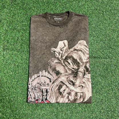 Travis Scott Utopia Circus Maximus Brown Longsleeve Size Large USED x13590