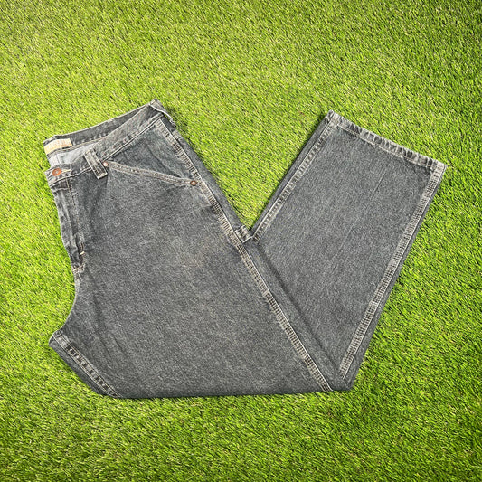 Y2K Lee Dungarees Blue Carpenters Size 36 USED v17628