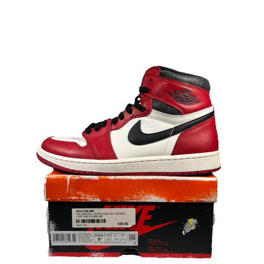 Jordan 1 High Lost and Found (2022) Size 9.5 USED s19666