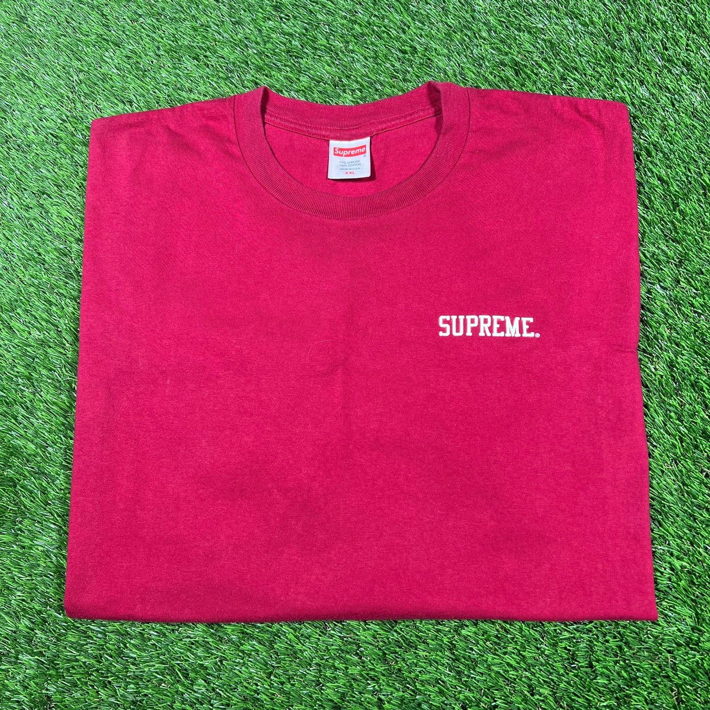 Supreme Greta Red Tee Size XXL USED x14836