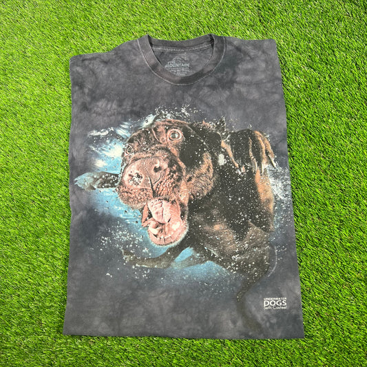 The Mountain "Underwater Dogs" Size Large USED v17070