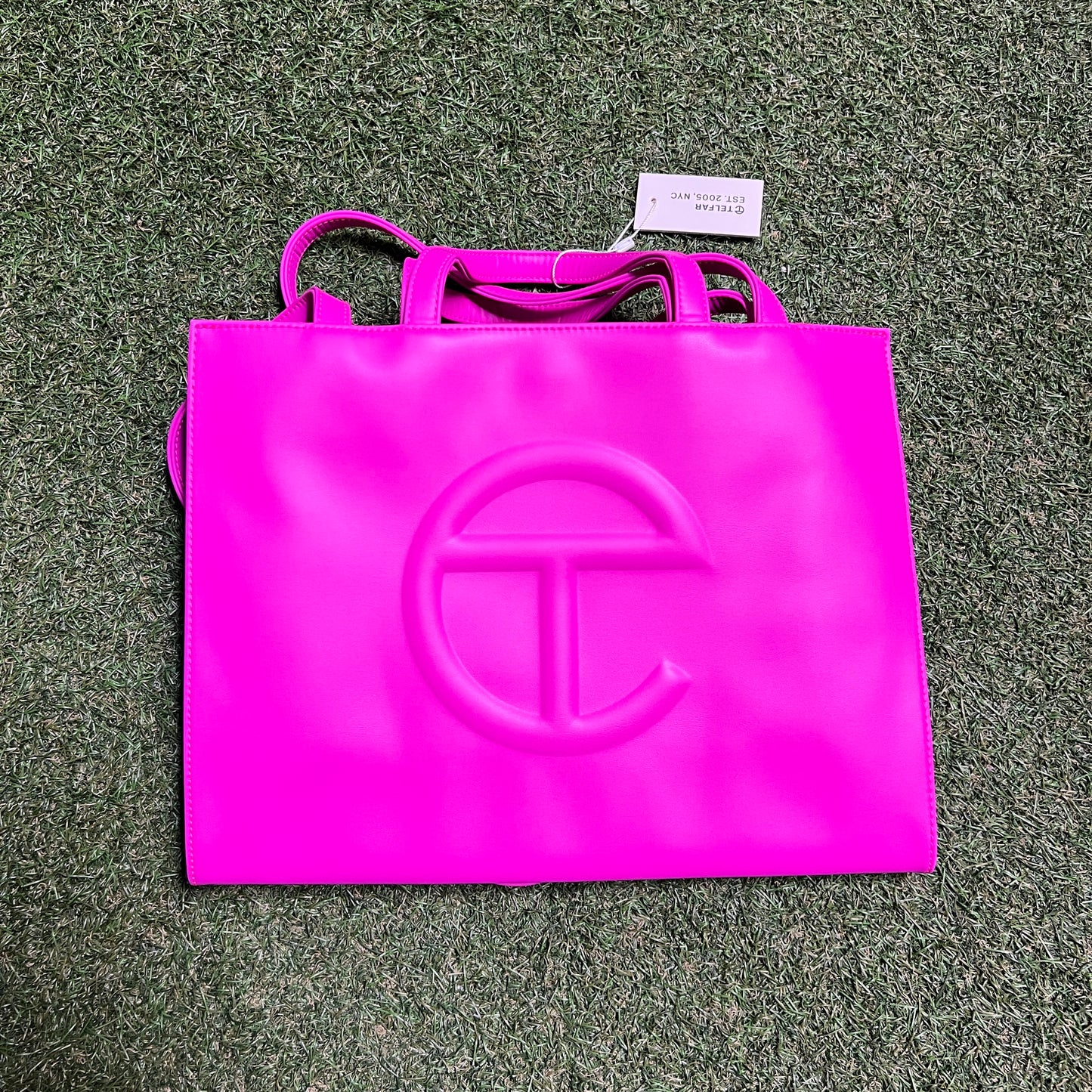Telfar Pink Azalea Medium Shopping Purse NEW x13496