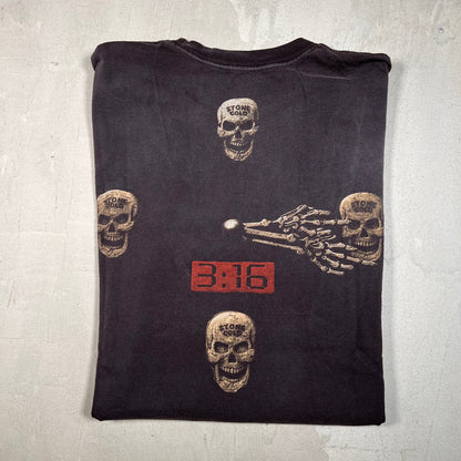 Travis Scott WWE Black "No Bystanders" Stone Cold Steve Austin Tee (2025) Size XL USED x15853