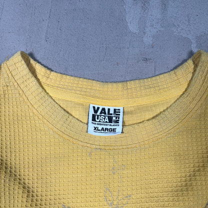 Vale Celestial Yellow Thermal Longsleeve Size XL USED x17382