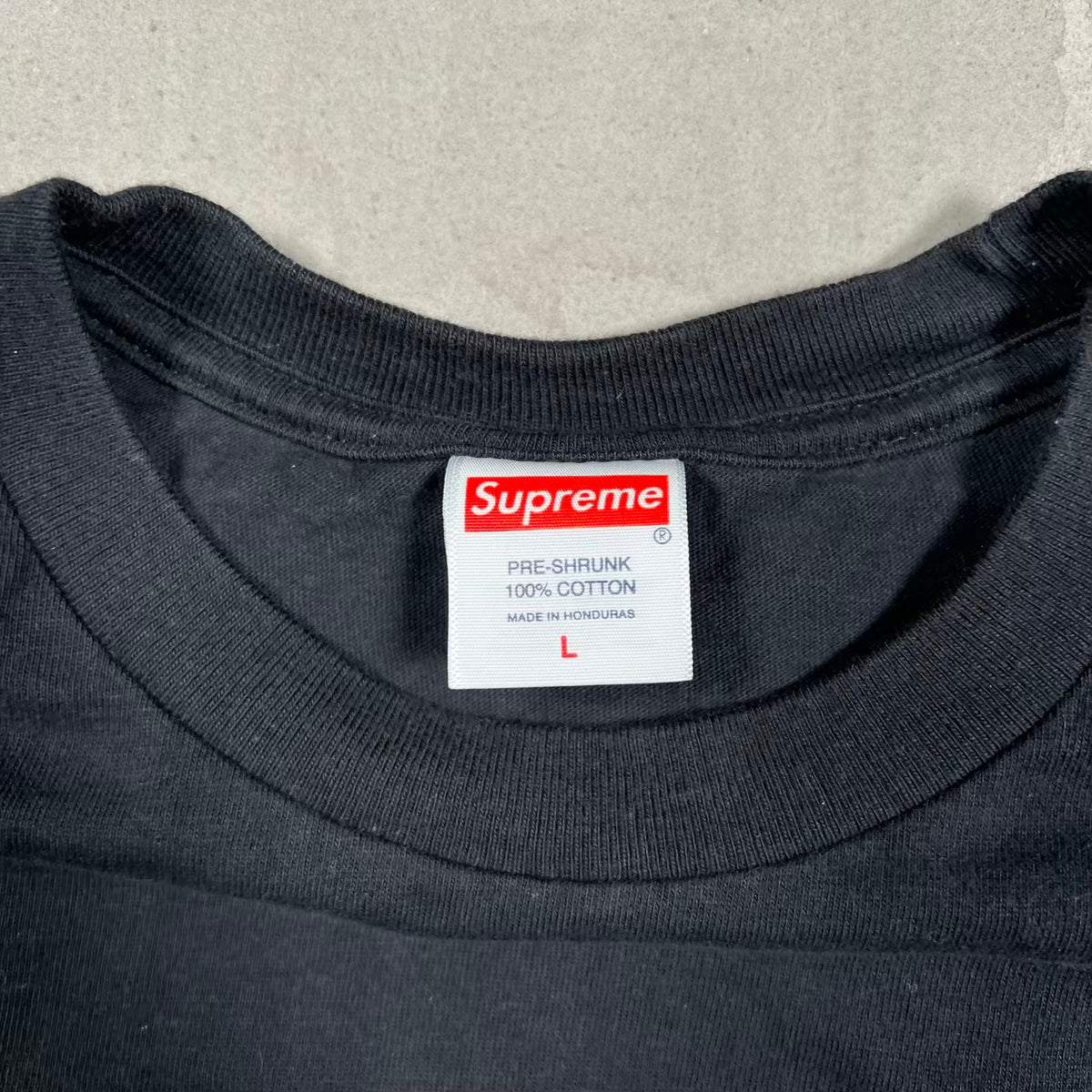 Supreme 4 Life Black Tee (2024) Size Large USED x18526
