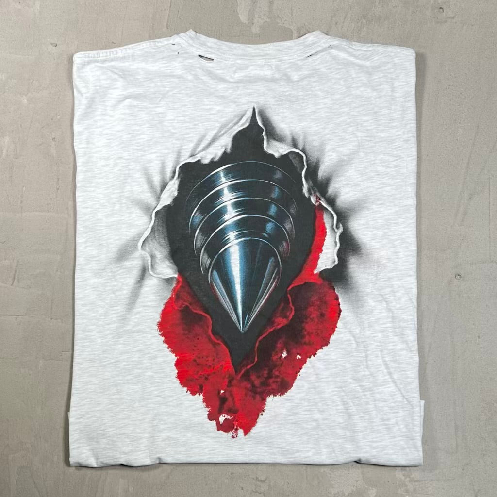 Greedy Unit Screw Eye Grey Tee Size XL NEW x18806