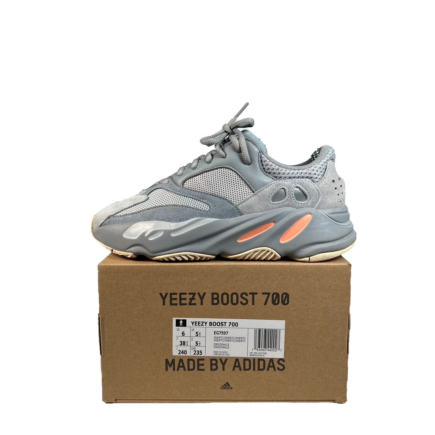 Yeezy 700 Inertia (2019) Size 6 USED s22003