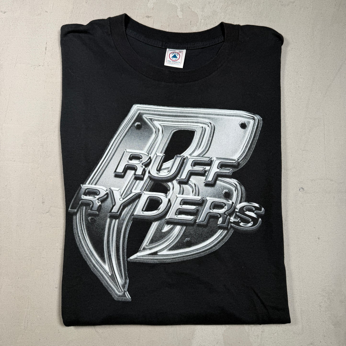 2000 Ruff Ryders Tour Black Tee Size XXL USED v17156