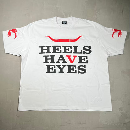 Fourth Rope Westside Gunn Heels Have Eyes White Tee Size XL USED x17924