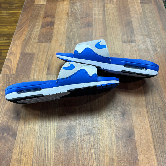 Nike Air Max 1 Slide Royal Size 13 USED s16440