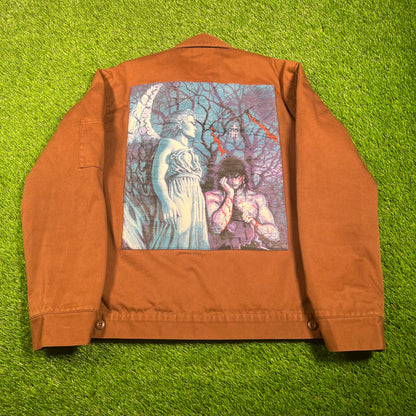 Supreme "The Crow" Brown Work Jacket (2021) Size Small USED x15428