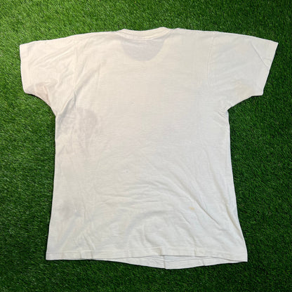 1988 Brice Hornsby and The Range White Tee Size XL USED v18686