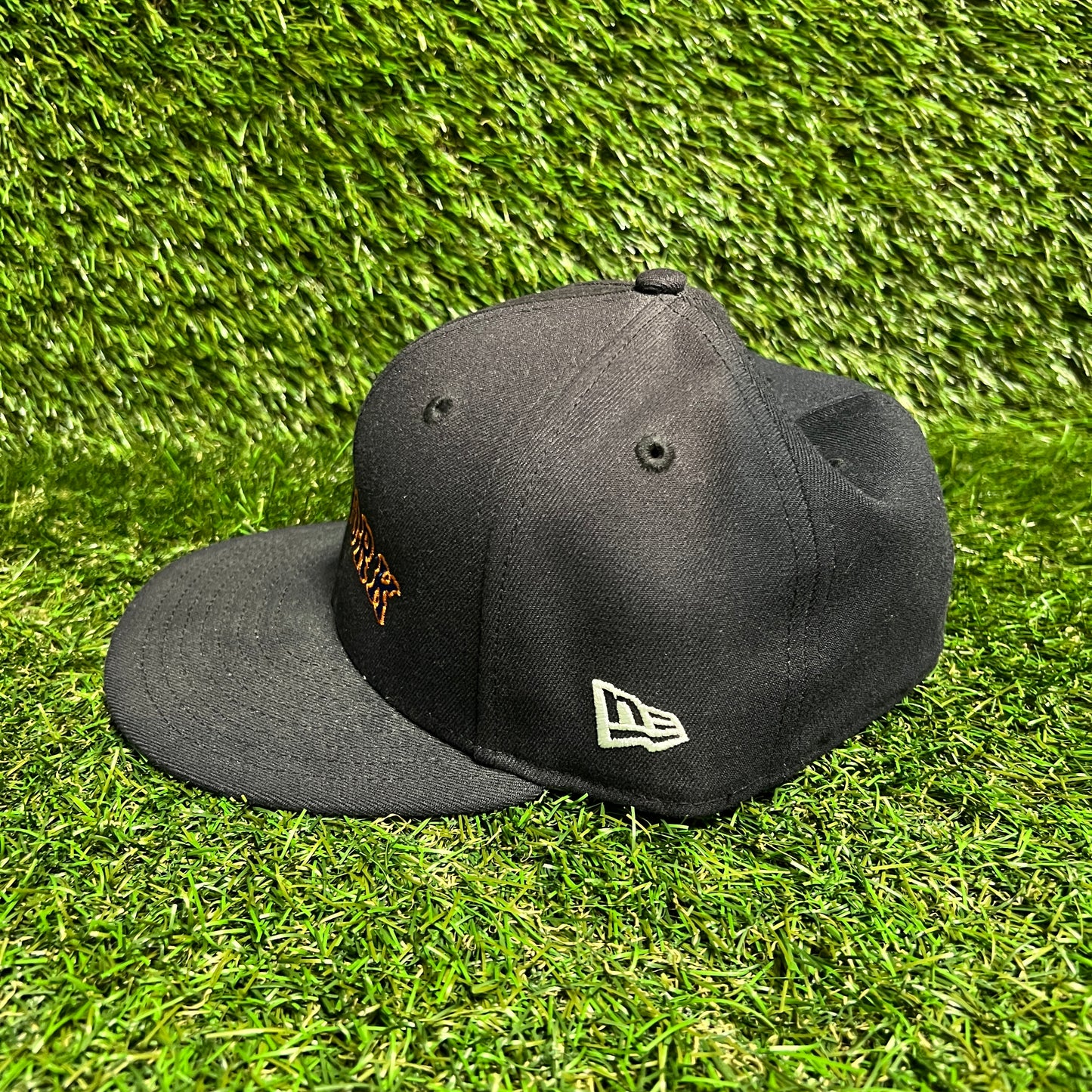 New Era Yankees Mets Unity Black Hat Size 7 1/2 USED v16016