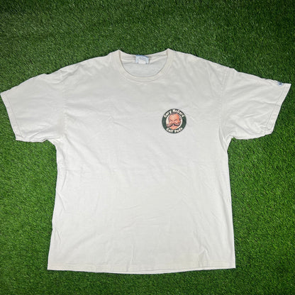 1990s Golf Duds "Nuke It" White Tee Size XXL USED v16817