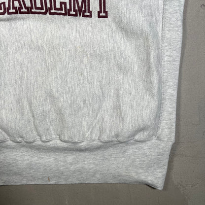 1990s Westford Academy Reverse Weave Champion Grey Crewneck Size XL USED v19023