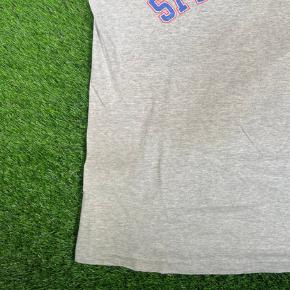 1993 Bruce Springsteen Worl Tour Grey Tee Size XL USED v18158