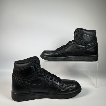 Jordan 1 High Black (2017) Size 9 USED s22512