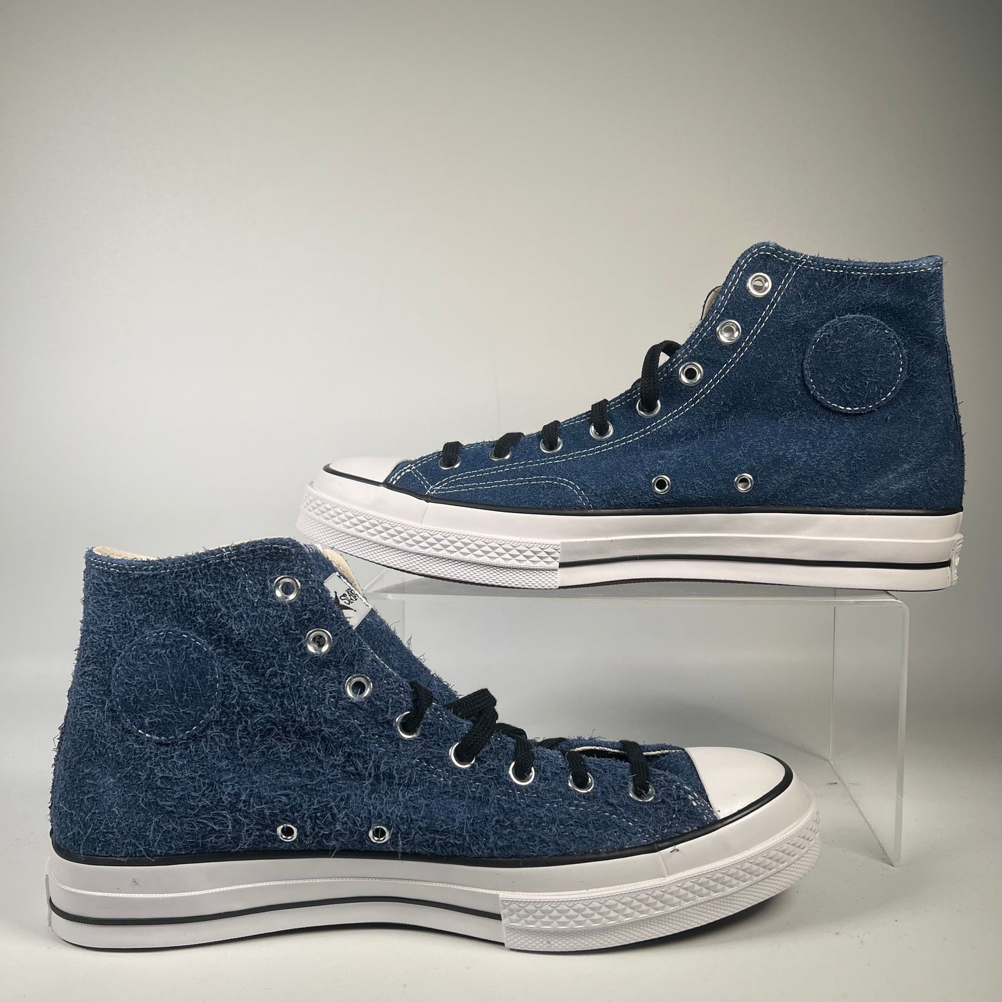 Stussy 8 Ball Navy Blue Converse Chuck Taylor 70 (2022) Size 12 NEW s20034