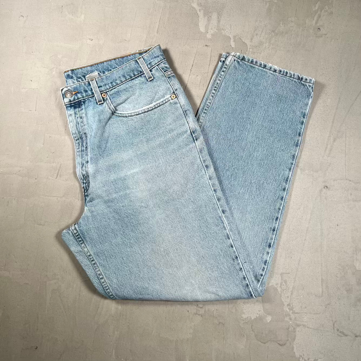 Y2K Levi's 550 Blue Denim Jeans Size 38 USED v20435