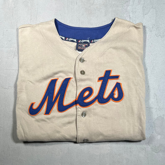Y2K New York Mets Cooperstown 1969 Jersey Size XXL USED v19349