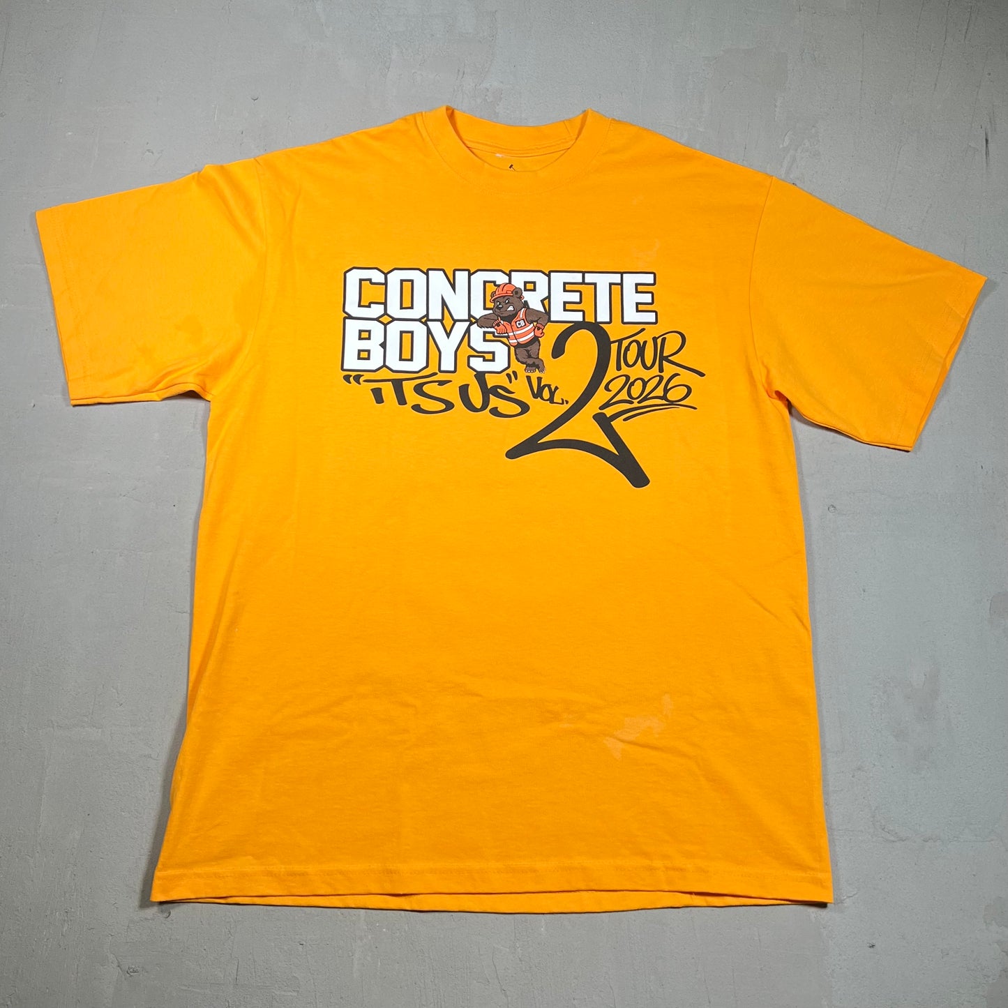 Congrete Boys Lil Yatchy Yellow Concert Tee Size XL USED x17369