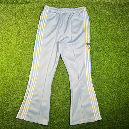 GV Gallery Raspberry Hills Blue/White Track Pants Size Medium USED x15437