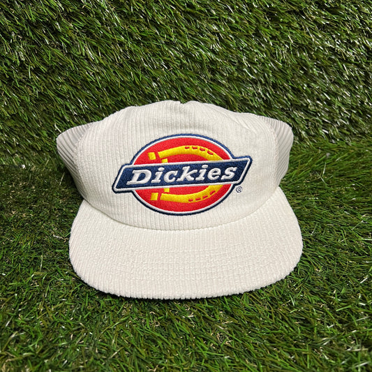 Supreme x Dickies White Corduroy Trucker Hat NEW x14192