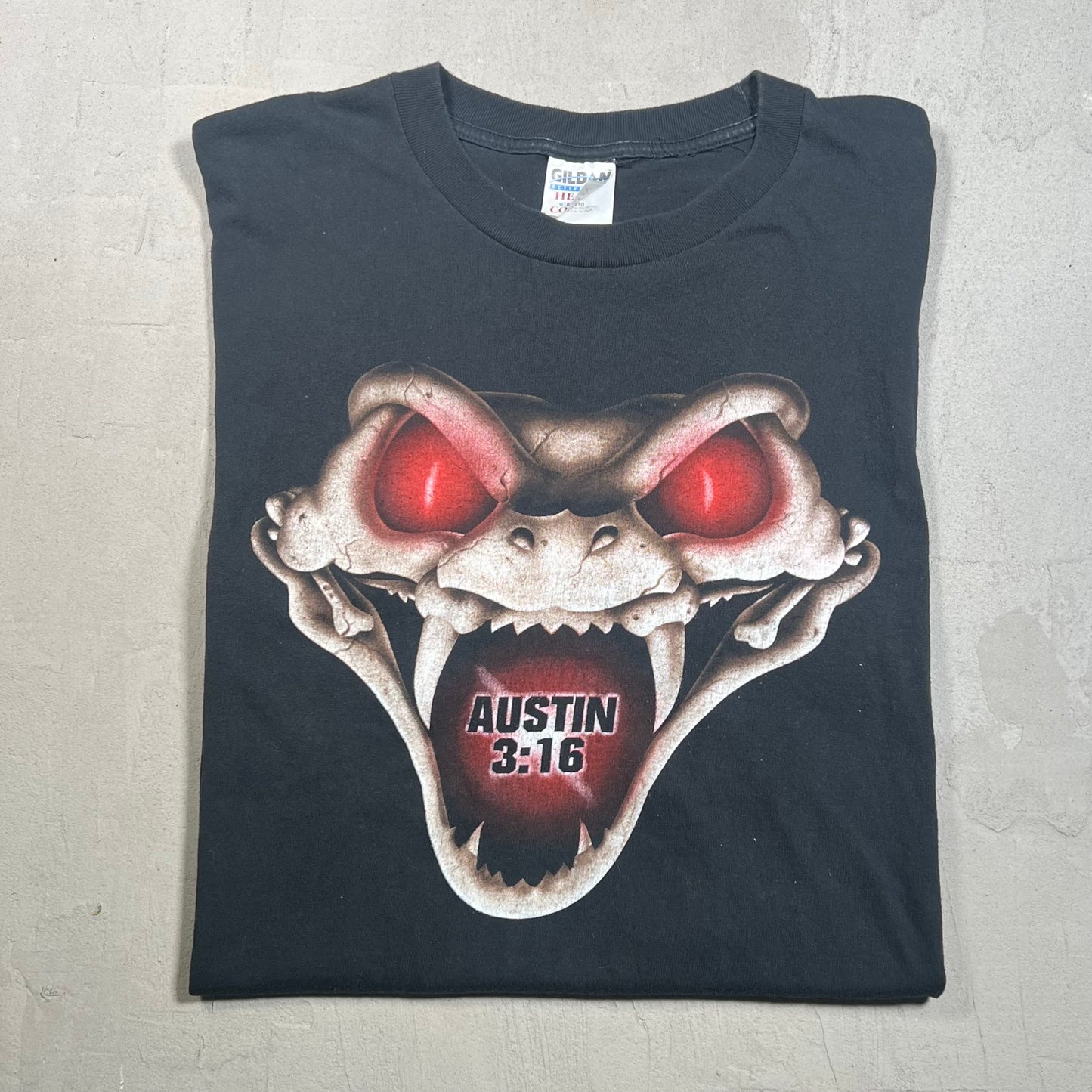 1998 Stone Cold Rattlesnake "Don't Trust Anybody" Black Tee Size XXL USED v19395