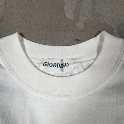 Y2K "Pro Pope" White Tee Size Large USED v19963