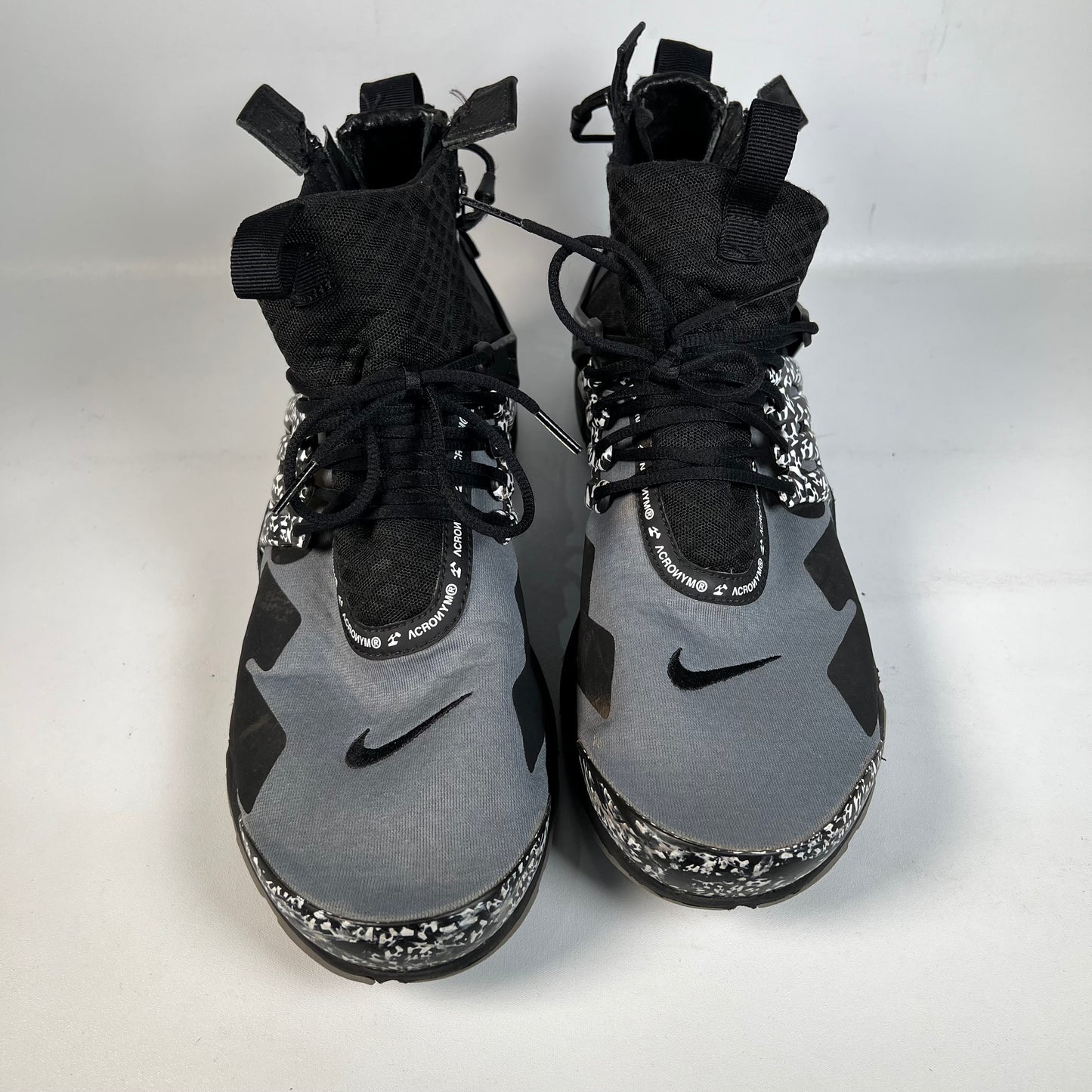 Nike Air Presto Mid Acronym Cool Grey (2018) Size 12 USED s21818